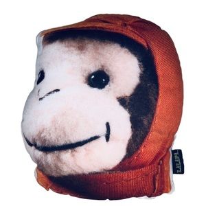 Lilipi Monkey Real Photo Decorative Throw Pillow